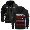 New Release Personalized Name U.S. Navy Veteran Hoodie Half Zipper HBLVTR090424A02NV