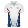 Collab Release Dark Blue Red Cleveland Golf Masters Tournament Vneck Polo Shirt All Over Prints  BLMT220724A2CLEZVPL