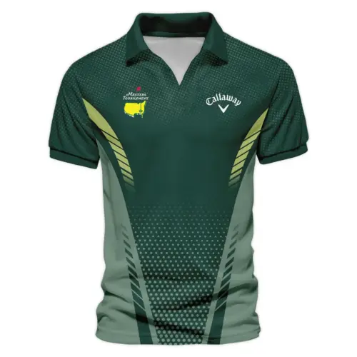 Collab Release Green Mix Callaway Masters Tournament Vneck Polo Shirt All Over Prints UXGL192-CLW