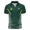 Collab Release Green Mix Srixon Masters Tournament Vneck Polo Shirt All Over Prints  UXGL192-SRI