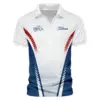 Special Release Red White Blue Srixon Masters Tournament Vneck Polo Shirt All Over Prints  UXGL191-SRI