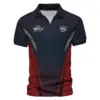 Special Release Red White Blue Cleveland Golf Masters Tournament Vneck Polo Shirt All Over Prints  BLTOP090724A4CLEZVPL
