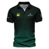 Callaway Masters Tournament Sport Jersey Pattern Dark Green Vneck Polo Shirt Style Classic Polo Shirt For Men