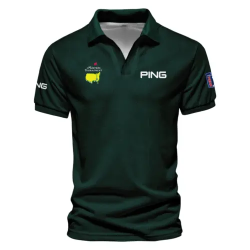 Presidents Cup Dark Blue Star Gradient Background Ping Vneck Polo Shirt Style Classic