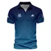 Argyle Pattern With Cup Updated Logo 125th U.S. Open Adidas Vneck Polo Shirt Style Classic Polo Shirt For Men