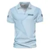 Updated Logo 125th U.S. Open Golf Blue Red Line White Pattern Rolex Vneck Polo Shirt Style Classic Polo Shirt For Men