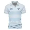 Special Release Ping 152nd Open Championship Blue Red Straight Line White Background Vneck Polo Shirt All Over Prints  HOTOP090724A01PIZVPL