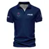Nike Updated Logo 125th U.S. Open Stars Gradient Pattern Dark Blue Vneck Polo Shirt Style Classic Polo Shirt For Men