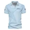 Updated Logo 125th U.S. Open Golf Star Line Pattern Light Blue Rolex Vneck Polo Shirt Style Classic Polo Shirt For Men