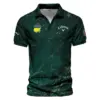 Stars Dark Green Golf Masters Tournament Ping Vneck Polo Shirt Style Classic Polo Shirt For Men