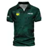 Masters Tournament Dark Green Gradient Golf Sport Callaway Vneck Polo Shirt Style Classic Polo Shirt For Men