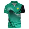Golf Stye Classic White Mix Green Masters Tournament Callaway Vneck Polo Shirt Style Classic Polo Shirt For Men