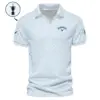 Golf Sport Pattern Blue Sport Uniform Update Logo 2025 PGA Championship Cobra Golf Vneck Polo Shirt Style Classic