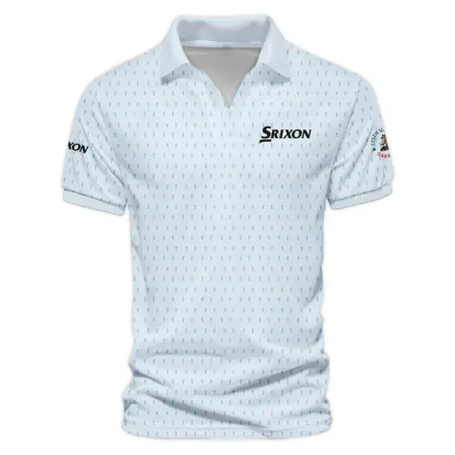 Collab Release Green Mix Srixon Masters Tournament Vneck Polo Shirt All Over Prints  UXGL192-SRI
