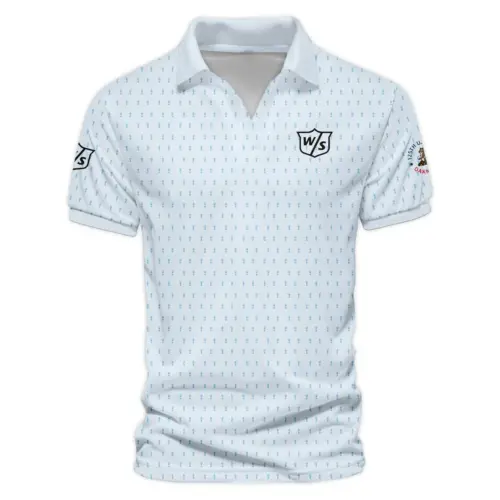 Special Release Green Mix Black Wilson Staff Masters Tournament Vneck Polo Shirt All Over Prints  QTMT130724A1WSZVPL