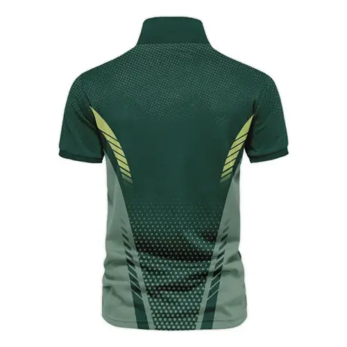 Collab Release Green Mix Srixon Masters Tournament Vneck Polo Shirt All Over Prints  UXGL192-SRI