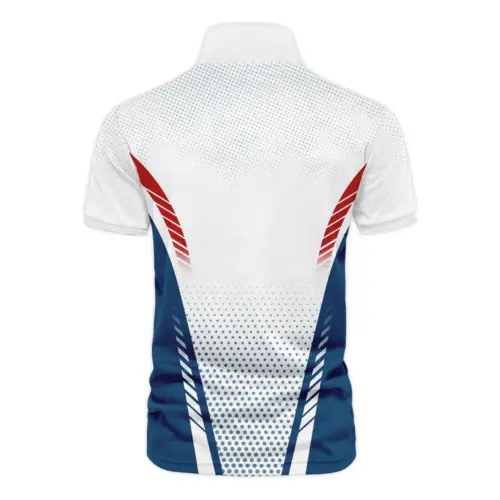 Special Release Red White Blue Srixon Masters Tournament Vneck Polo Shirt All Over Prints  UXGL191-SRI