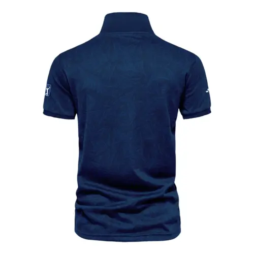 Adidas Updated Logo 125th U.S. Open Stars Gradient Pattern Dark Blue Vneck Polo Shirt Style Classic Polo Shirt For Men