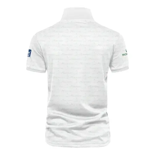 Golf Pattern Cup White Mix Green Masters Tournament Rolex Vneck Polo Shirt Style Classic Polo Shirt For Men UXGL180-RL