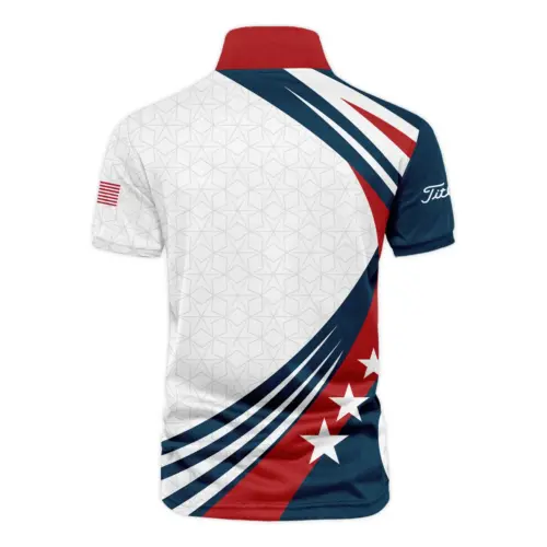 Golf Sport Blue Mix Updated Logo 125th U.S. Open Pinehurst Titleist Vneck Polo Shirt Style Classic UXGL189-TL