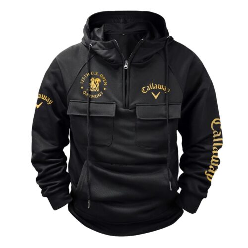 125th U.S. Open Exclusive Logo Tactical Quarter Zip Hoodie UXGLQH92