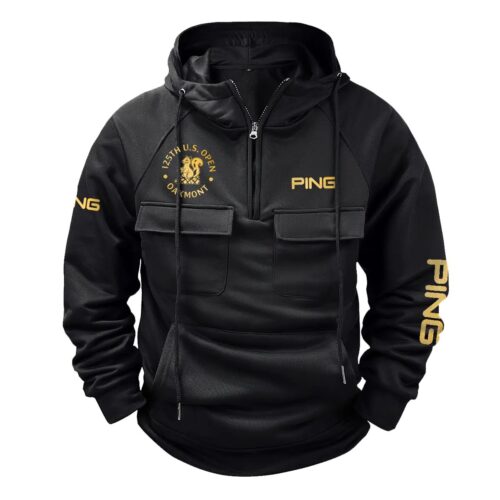 125th U.S. Open Exclusive Logo Tactical Quarter Zip Hoodie UXGLQH90