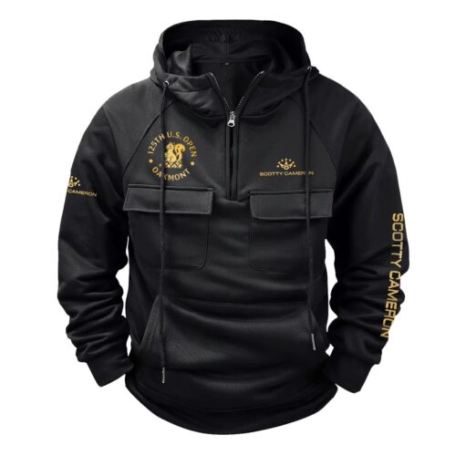 125th U.S. Open Exclusive Logo Tactical Quarter Zip Hoodie UXGLQH66