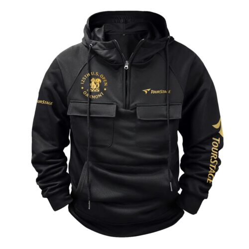 125th U.S. Open Exclusive Logo Tactical Quarter Zip Hoodie UXGLQH76
