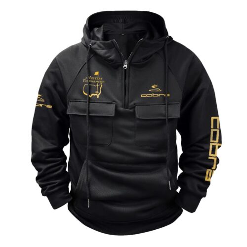 Masters Tournament Exclusive Logo Tactical Quarter Zip Hoodie UXGLQH28