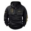 Masters Tournament Exclusive Logo Tactical Quarter Zip Hoodie UXGLQH22
