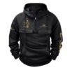Masters Tournament Exclusive Logo Tactical Quarter Zip Hoodie UXGLQH30