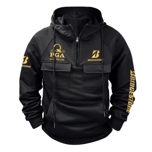 2025 PGA Championship Exclusive Logo Tactical Quarter Zip Hoodie UXGLQH33