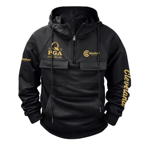 2025 PGA Championship Exclusive Logo Tactical Quarter Zip Hoodie UXGLQH57