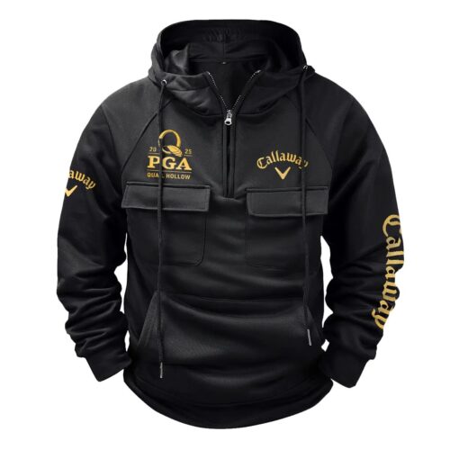 2025 PGA Championship Exclusive Logo Tactical Quarter Zip Hoodie UXGLQH61