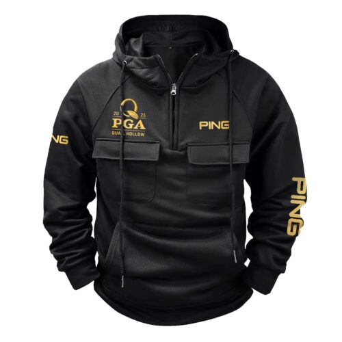 2025 PGA Championship Exclusive Logo Tactical Quarter Zip Hoodie UXGLQH59