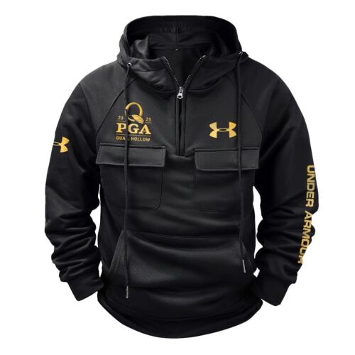 2025 PGA Championship Exclusive Logo Tactical Quarter Zip Hoodie UXGLQH36