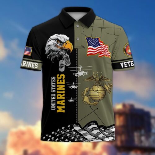 Premium US Navy Polo Shirt, Gifts For US Veterans, Gifts On Father's Day, Independence Day, Armed Forces Day, Veterans Day, Memorial Day
