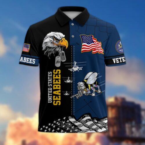 Premium US Air Force Polo Shirt, Gifts For US Veterans, Gifts On Father's Day, Independence Day, Armed Forces Day, Veterans Day, Memorial Day