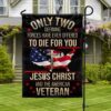 American Flag with Cross Veteran Day Christ Flag