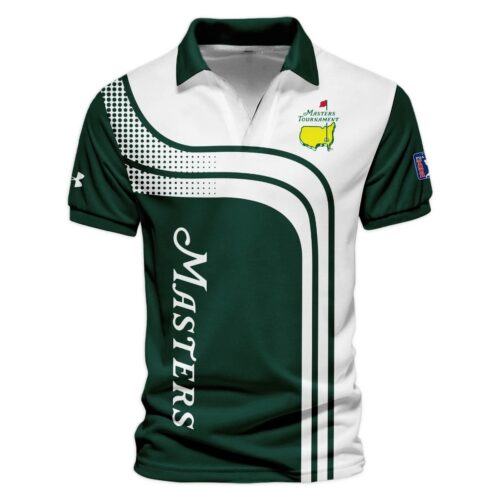 Special Release Under Armour Masters Tournament Golf Vneck Polo Shirt All Over Prints UXGL195-UA