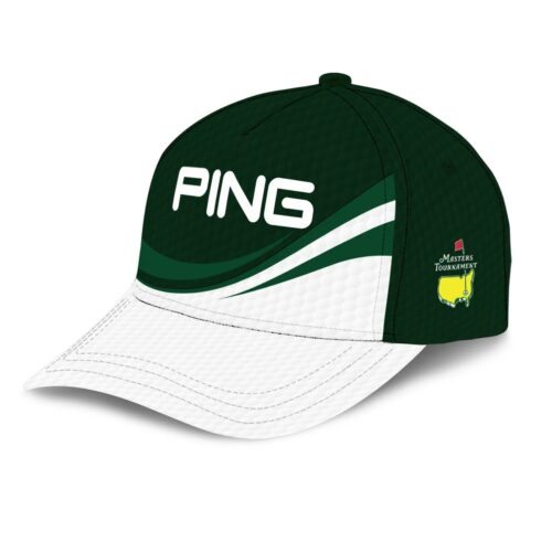 Golf Pattern White Green Callaway Masters Tournament Style Classic Golf All over Print Cap