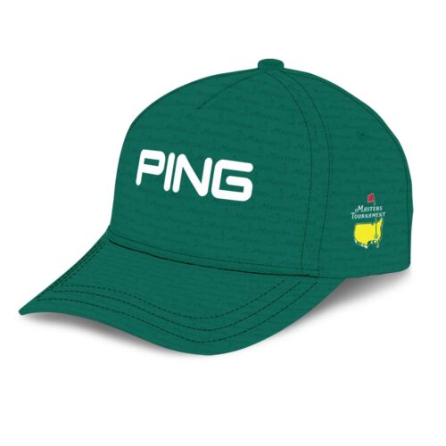 Golf Pattern White Green Callaway Masters Tournament Style Classic Golf All over Print Cap