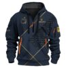 Black Rolex Masters Tournament Exclusive Logo Hoodie Half Zipper Shirt All Over Prints Gift For Fans