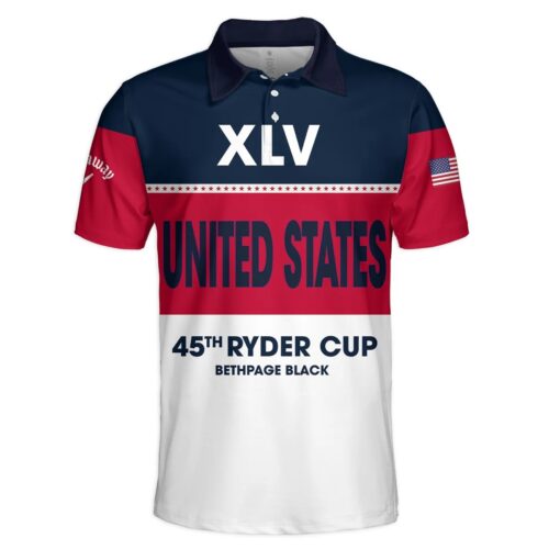 Titleist Ryder Cup Long Polo Shirt Personalized, Exclusive Product Special Edition