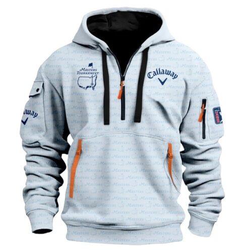 Special Release Callaway Masters Tournament Golf Hoodie Half Zipper All Over Prints