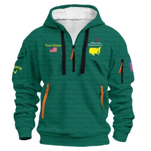 Callaway Masters Tournament Exclusive Logo Hoodie Half Zipper